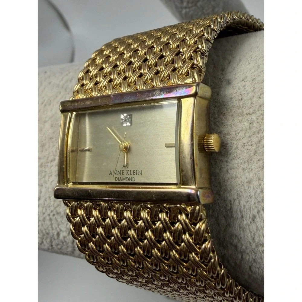 Anne Klein Diamond 10/7346 New Battery Ladies Watch 31MM 6.5